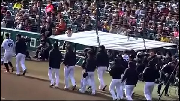 阪神タイガース 森越祐人選手の面白パフォーマンス  