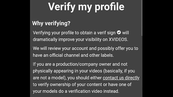 Verification video  