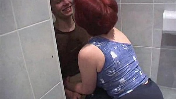 Mature women fuck much y. boy in bathroom