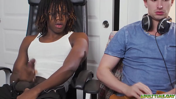 Ryan Jacobs and Jade Desire take advantage of the situation by BOTH jerking off  