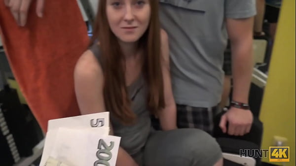 HUNT4K. Cuckold for cash permits hunter to fuck his GF in the empty gym