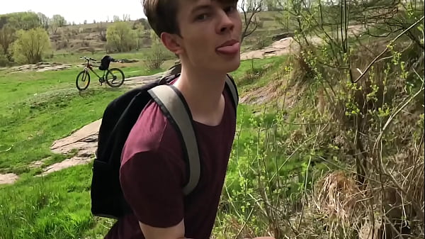 Adventure time - Waterfall and me  Jerking his Big Dick (23cm)