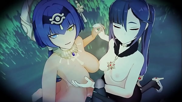Genshin Impact Mona actually squirts with hilichurl