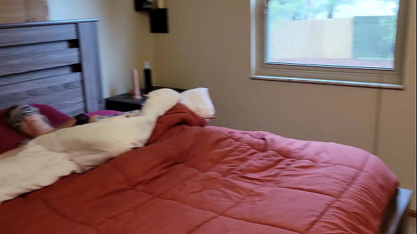 Mom believes her boy is husband and has sex and a cumshot on the face.  