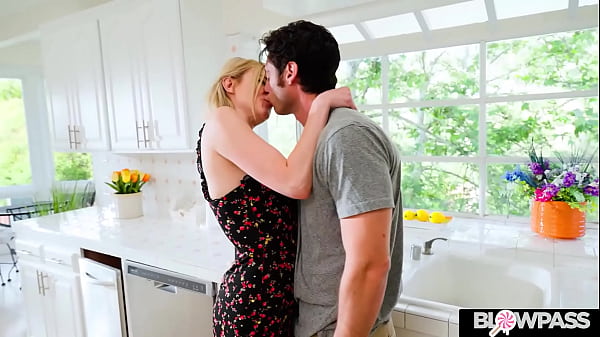 Blonde Lindsey Lakes Sucks Her Stepson's Cock