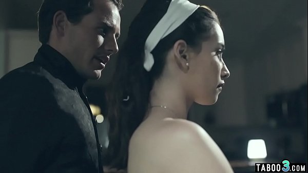 Tiny titted teen housewife pleases hubbys big cock