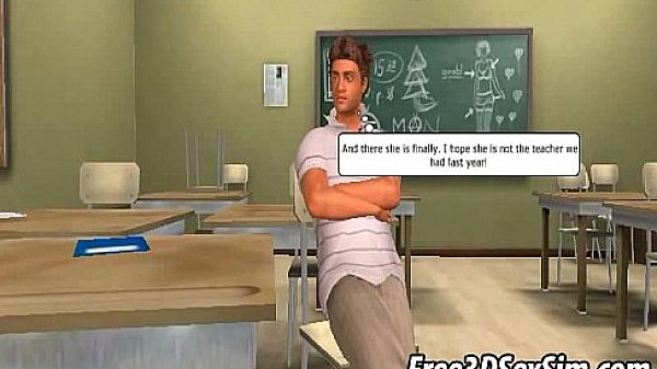 Two hot 3D babes getting fucked in a bathroom stall