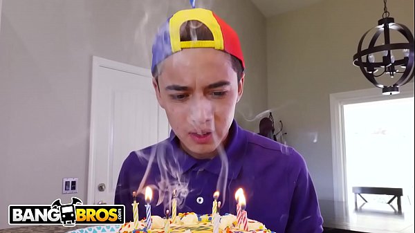 BANGBROS - Busty MILF Reagan Foxx Rides Bday Boy's Big Cock