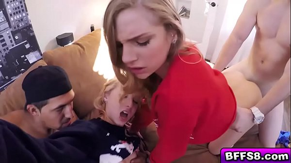 Naughty teen neighbors celebrate the holiday with a surprise  