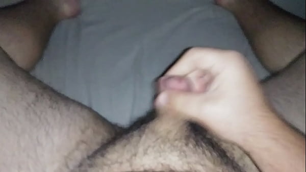 Me jerking my little cock to an orgasm  