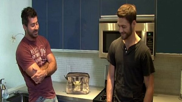 Gay plumber Berke gets humped by Tommy at work only on Suite703