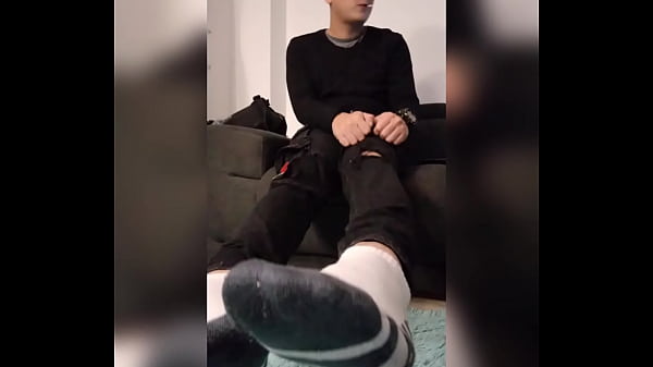 Tomas Show us his feet and socks  
