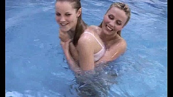 Busty young lesbians toy twats