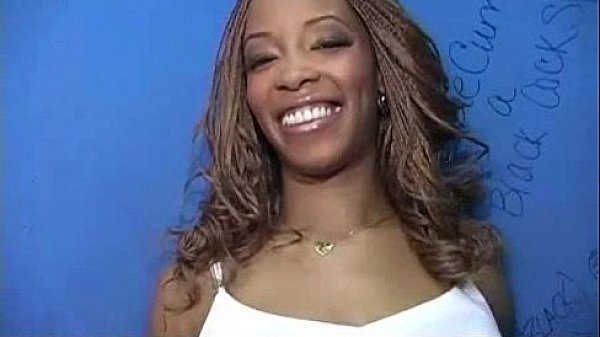 Horny girl sucking her first big white cock anonymously 6