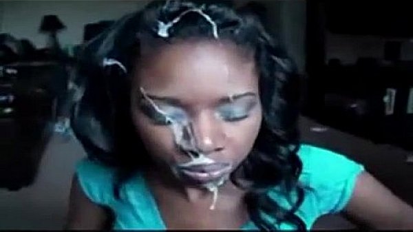Black collage sluts facial compilation