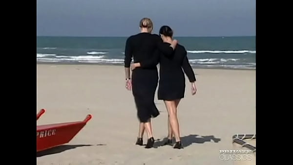 Anita Gyongy and Monika, Lesbians at the Beach