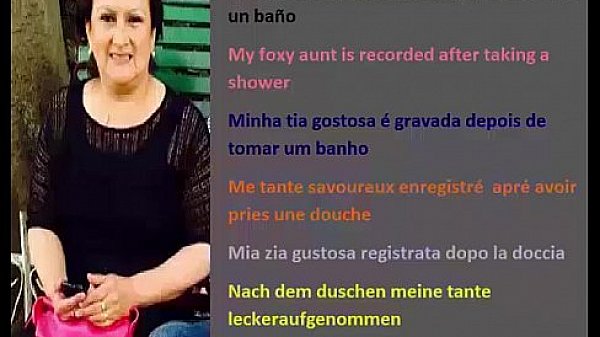 Espiando a mi tia de culo sabroso