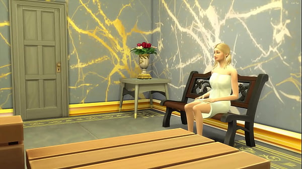 She fucks her stepdad after they take a sauna together