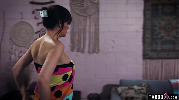 MILF moved into a new place but found some evidence that someone was there  