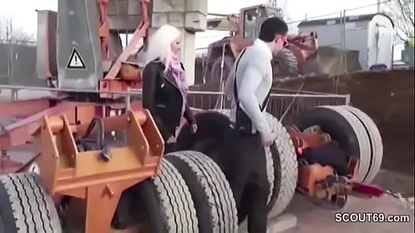 Stranger Fuck German Big Tit Teen Outside and Cum in Face