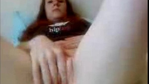 Mature blond plays with pussy