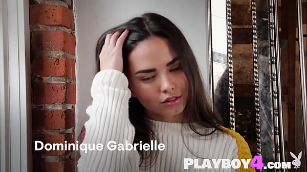 Sweet babe Dominique Gabrielle exposed her amazing body after hot stripease  