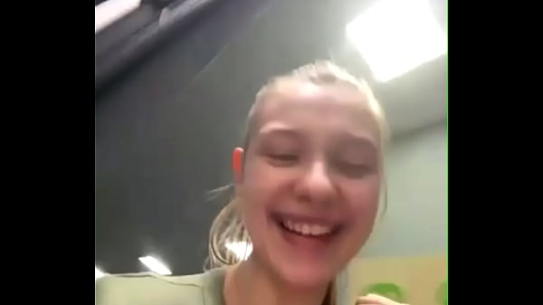 Crazy masturbating in the gym