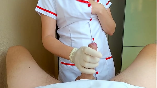 Hot nurse suck Clients dick - blowjob and with cum in mouth