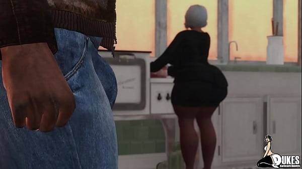 Big booty elderly church lady lets BBC use her tits and mouth.  