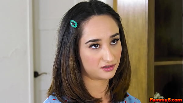 Grounded teen Isabella Nice let her stepdad fucks her holes hard 