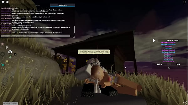 Roblox blonde slut was in need for some cock 