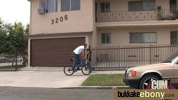 Black MILF ending in a cum shower 3