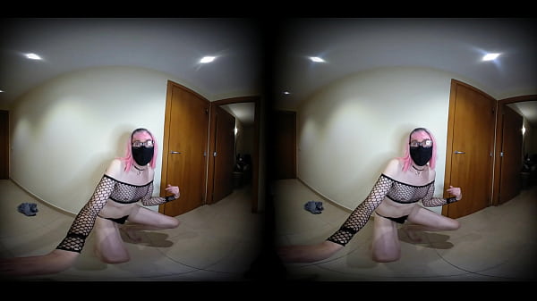 Faggot showing her naked body 