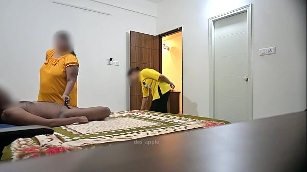 Hyderabad couples having sex while servant cleaning room