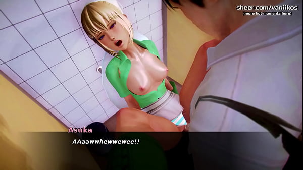 Waifu Academy | Beautiful Small Tits Anime 18yo Teen Gets A Big Cock Inside Her Little Pussy | Hottest highlights | Part #5  