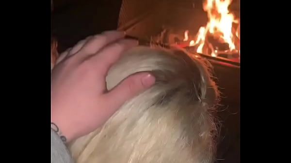 Stepbro cums inside stepsis pussy while camping  