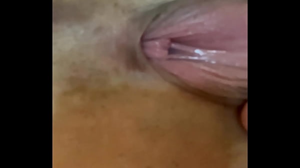 She fingers her tight pussy following school 