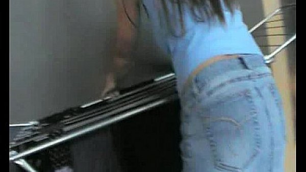 Czech Mija sexy doing the laundry