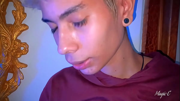 POV you are my voyeur friend and I invite you home to let you watch as I jerk my big cut latino cock until I shoot a big thick cum load - Magic C  