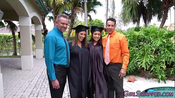 Wild teen rides stepdad