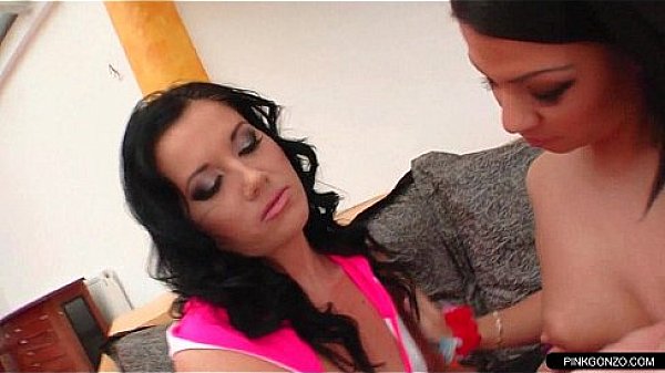 Stunning lesbian fingering and more