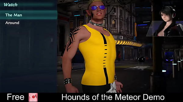 Hounds of the Meteor Demo Game, Beat 'em Up, Adult, Atmospheric, Nsfw, Sci Fi 