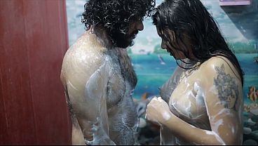 Horny Desi Bhabhi Enjoying in Steamy Shower