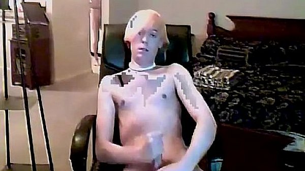 Twinks shaving rm With the bleach platinum-blonde hair and  