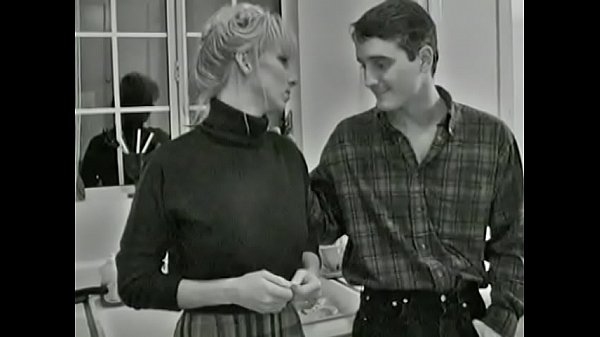 Slutty blonde girl Teri Starr doing blowjob and riding dick