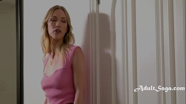 Petite MILF Invites Step Son Into The Bathroom To Finish Him Off, After Interrupting