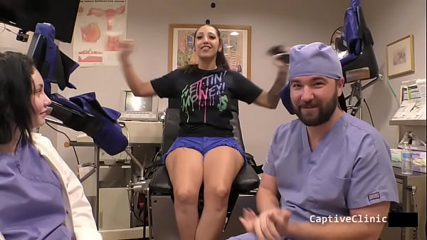 Stefania Mafra Gets Interrogated By Office Tampa And Nurse Lenna Lux As Her Boyfriend Watches Her Electrical Torment From Another Location While Being Questioned FULL Movie at