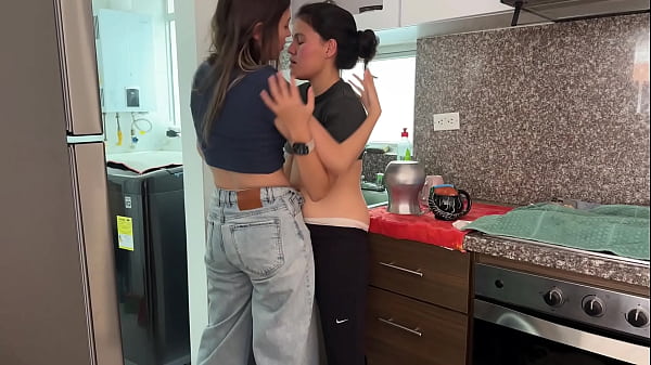 My neighbor loves it when I accompany her to have coffee in her husband's bed and touch her nicely  