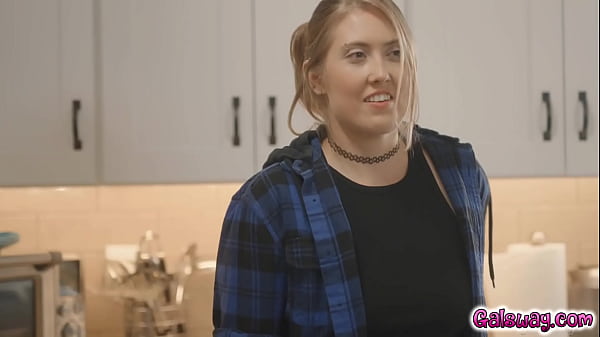 Lulu Chu caught Electra Rayne masturbating and helps her out