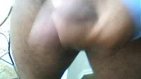 Black Man Cumming at Work